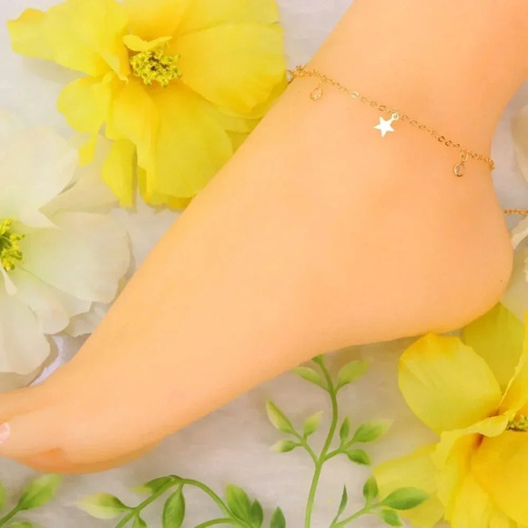 Minimalist Anklet, Sleek & Modern Design, Women’s Fashion, YC110307-A - Picture 6 of 11